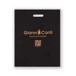 Подарочный пакет L Черный Gianni Conti#E