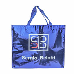 Подарочная сумка M СИНИЙ Sergio Belotti#E